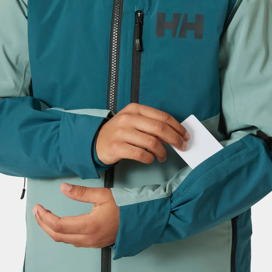 Helly Hansen Juniors' Elevate Ski Jacket Skijakke Børn - Dark Creek -