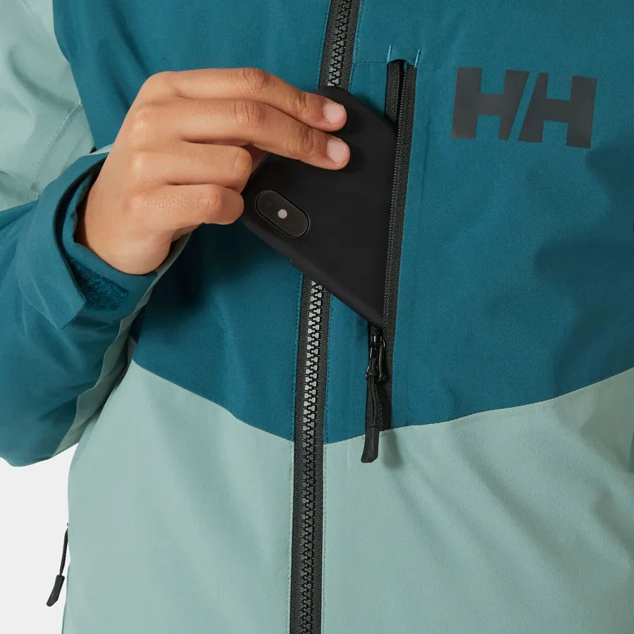 Helly Hansen Juniors' Elevate Ski Jacket Skijakke Børn - Dark Creek -