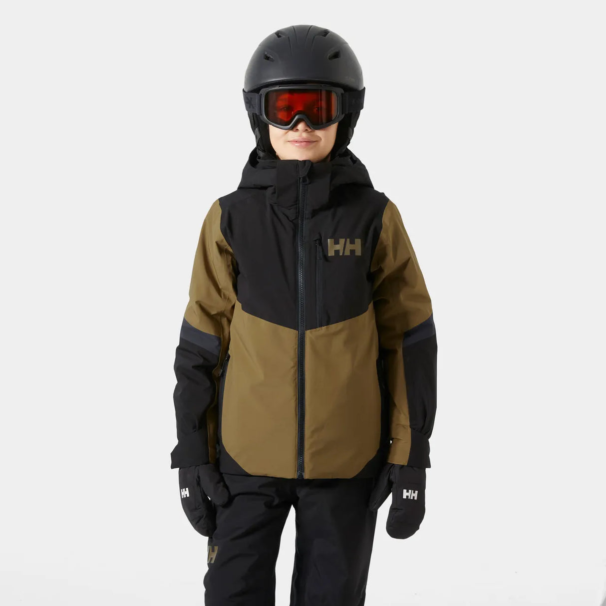 Helly Hansen Juniors' Elevate Ski Jacket Skijakke Børn - Sepia
