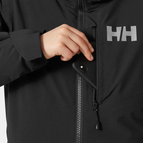 Helly Hansen Juniors' Elevate Ski Jacket Skijakke Børn - Black -