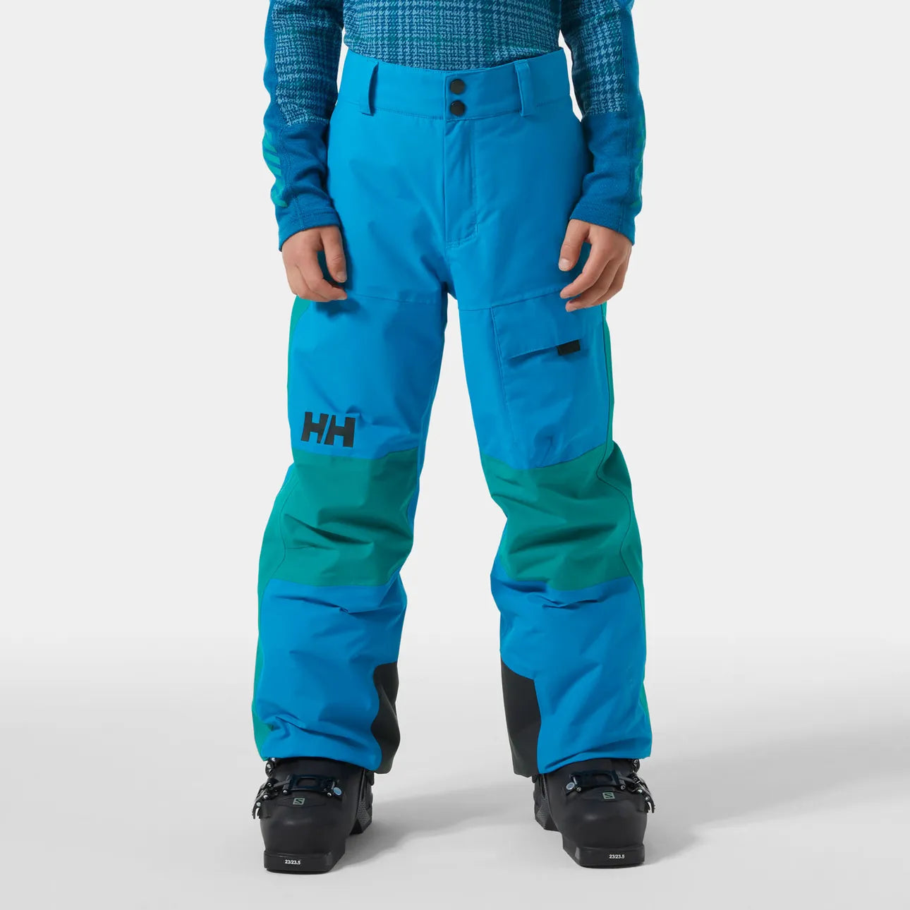 Helly Hansen Juniors' Powder LT Pants Skibukser Børn - Neptune Blue - Neptune Blue