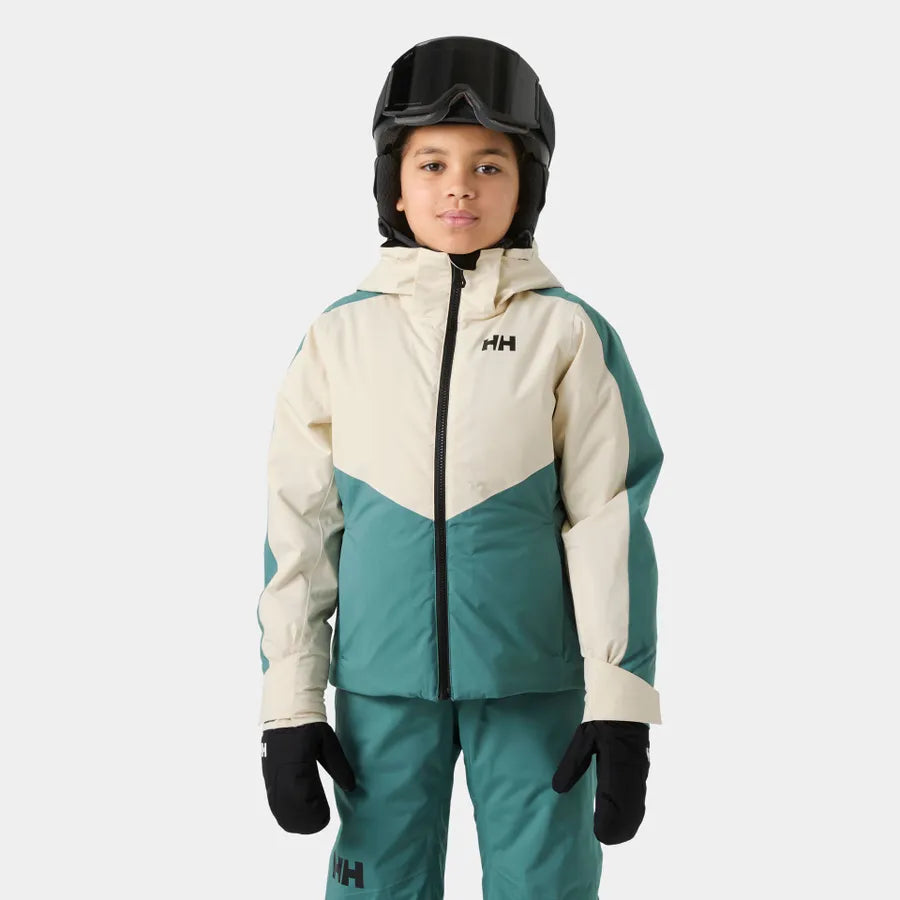 Helly Hansen Girls' Snowbliss Jacket Skijakke Børn - Opal Green