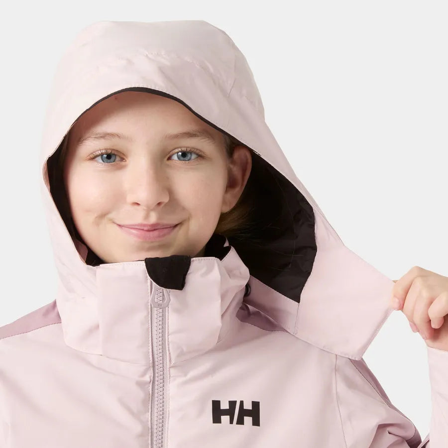 Helly Hansen Girls' Snowbliss Jacket Skijakke Børn - Purple Clay