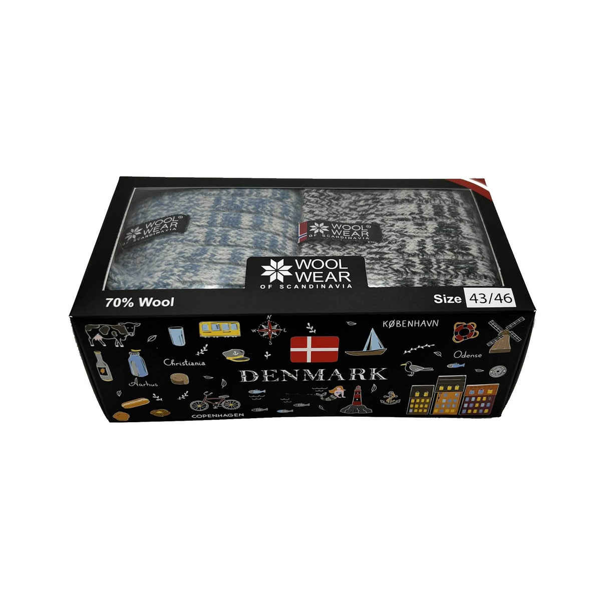 Woolwear Ragsokker i gaveæske Herre 2-pak - 42-46