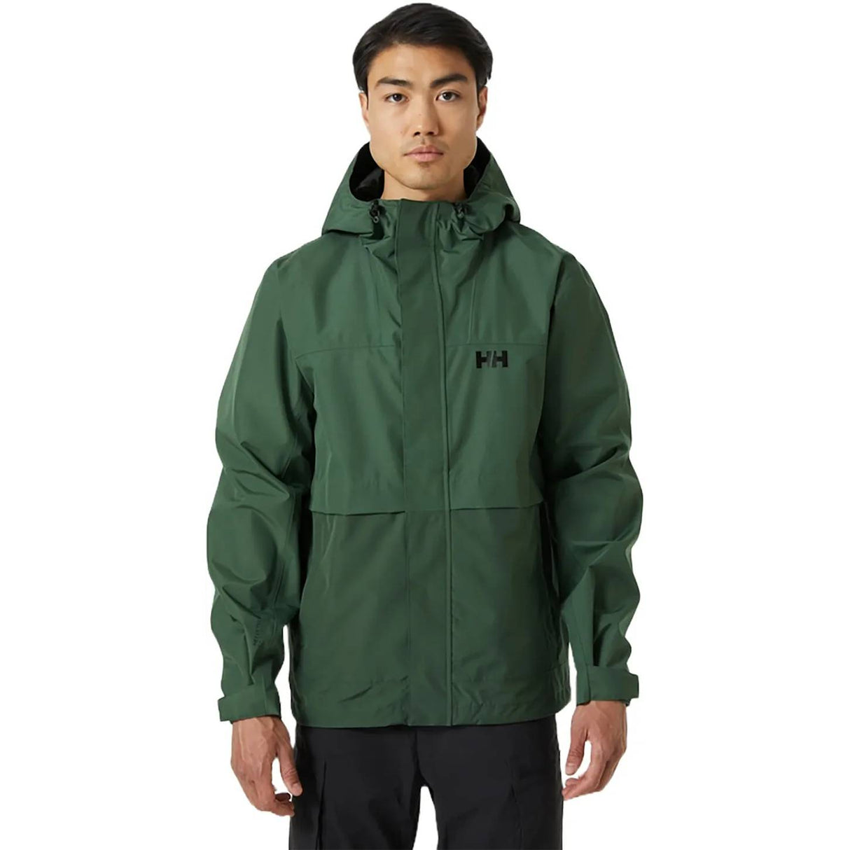 Helly Hansen Men's Flex Rain Jacket Regnjakke Herre - Darkest Spruce - Darkest Spruce