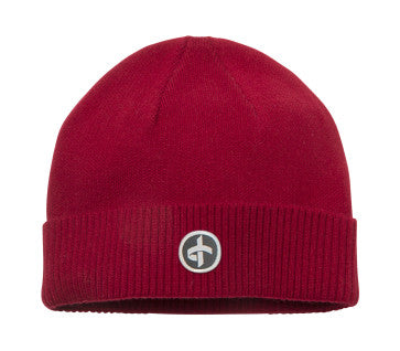 Cross Sportswear Unisex Beanie Hue - Rumba Red - Rumba Red One-size