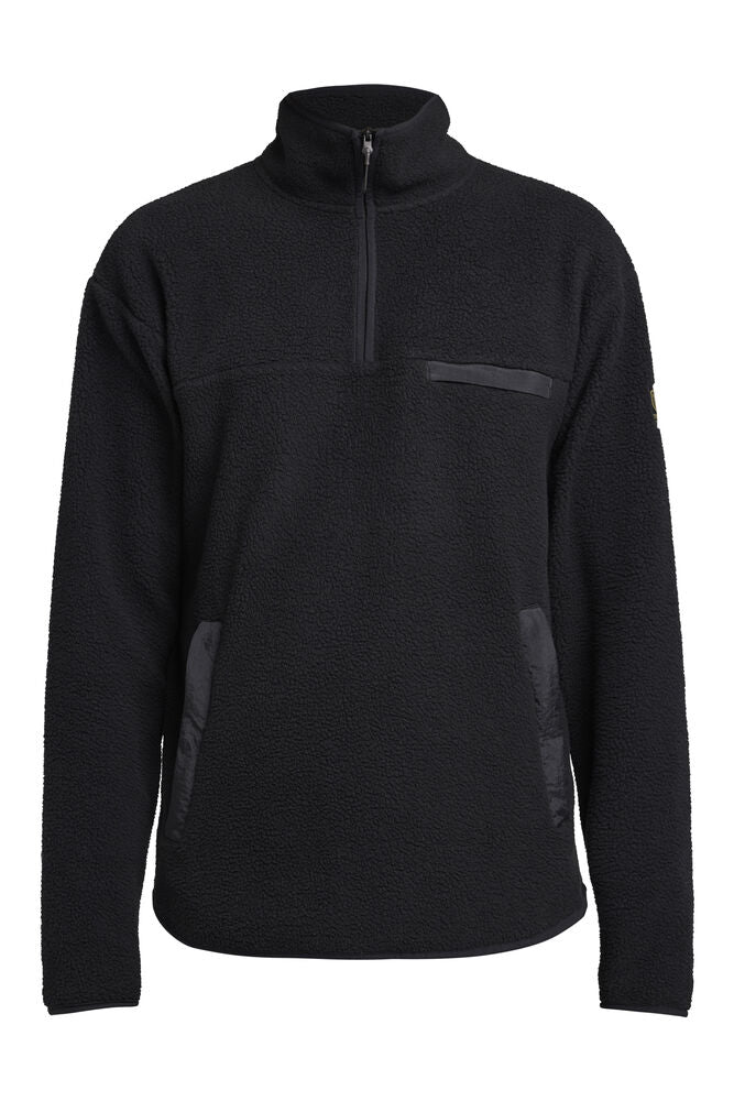 Tenson Yoke Half Zip Fleecejakke Herre - Black -