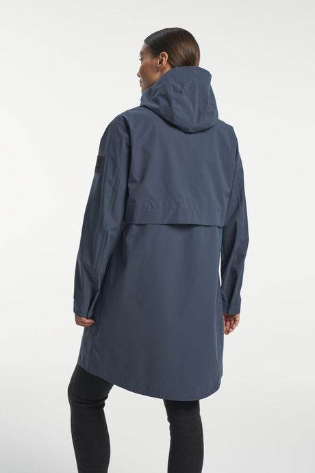 Tenson Misty Parka Women Regnfrakke Dame - Dark Blue -
