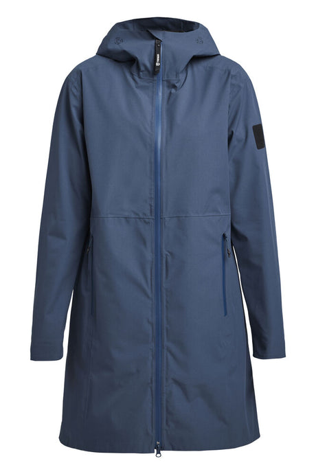 Tenson Misty Parka Women Regnfrakke Dame - Dark Blue -