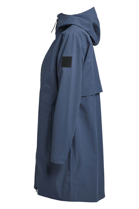 Tenson Misty Parka Women Regnfrakke Dame - Dark Blue -