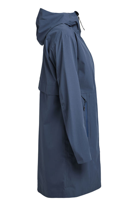 Tenson Misty Parka Women Regnfrakke Dame - Dark Blue -