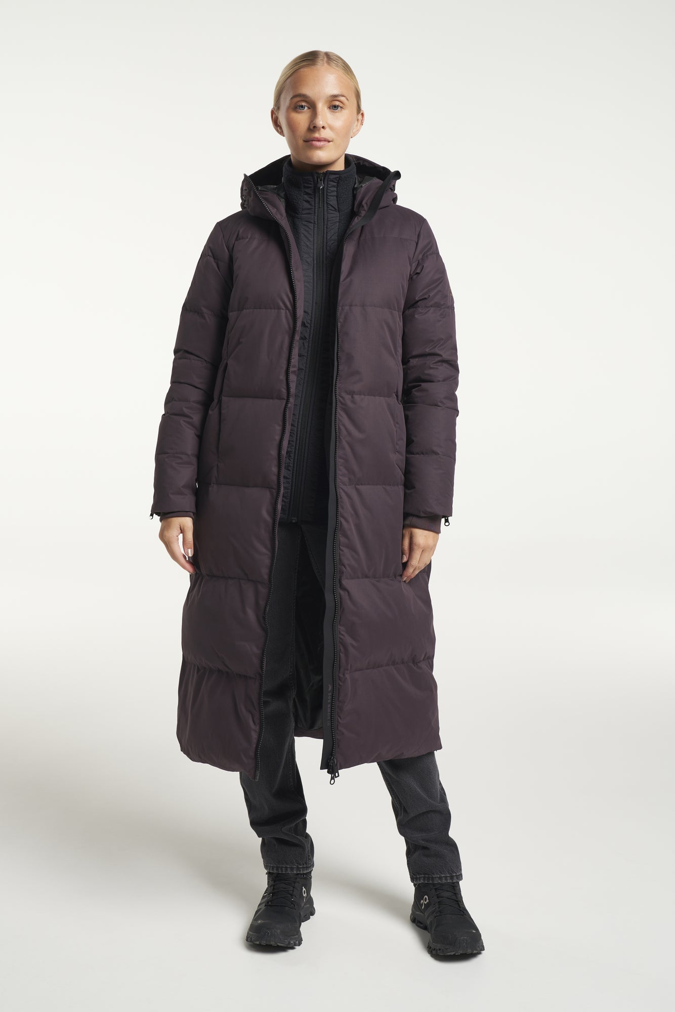 Tenson Shanna Down Coat 2.0 Women Dunfrakke Dame - Aubergine -