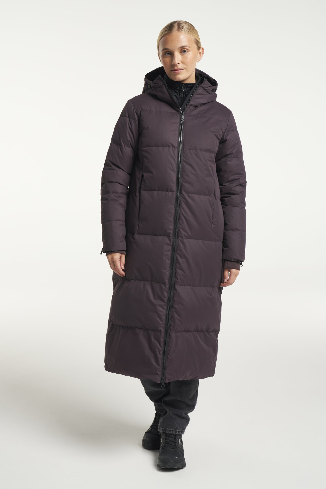 Tenson Shanna Down Coat 2.0 Women Dunfrakke Dame - Aubergine -