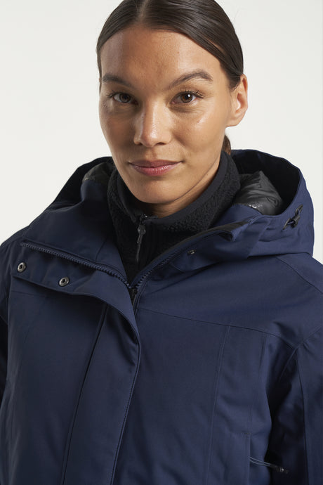 Tenson Eve Jacket Women Frakke Dame - Dark Navy -