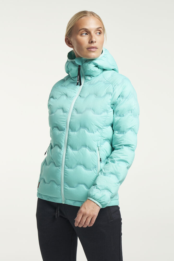Tenson TXlite Shibui Hood Down Jakke Dame - Light Turquoise -