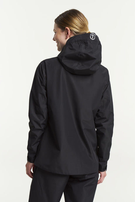 Tenson Winga Rain Jacket Women Regnjakke Dame - Black -