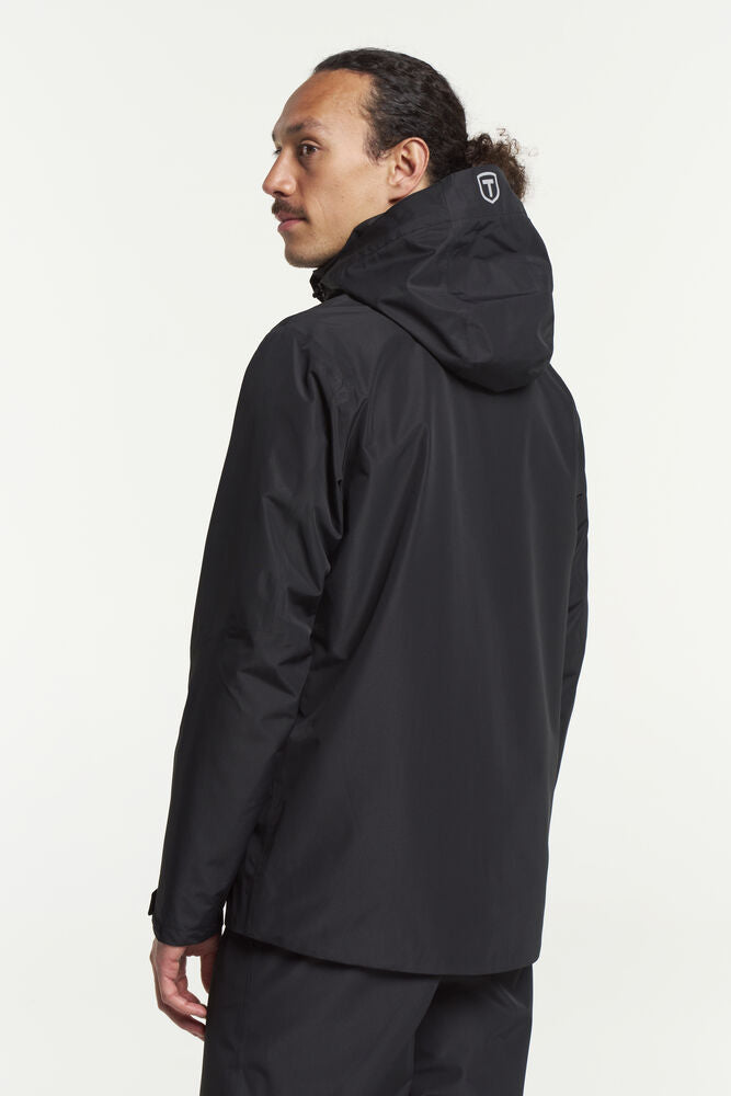 Tenson Winga Rain Jacket Men Regnjakke Herre - Black -