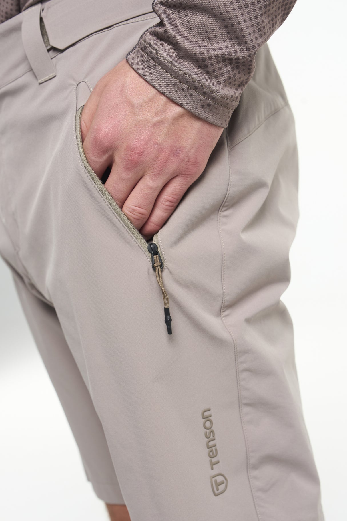 Tenson TXlite Stretch Shorts Men - Taupe