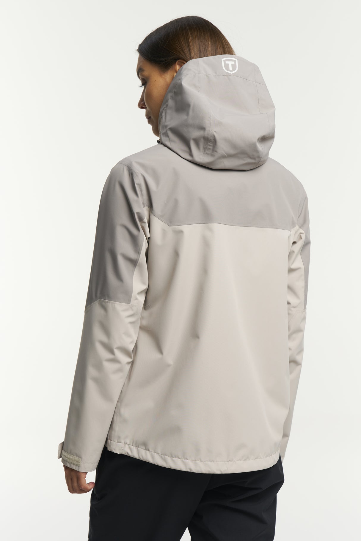 Tenson Winga Yoke Regnjakke Dame - Taupe -