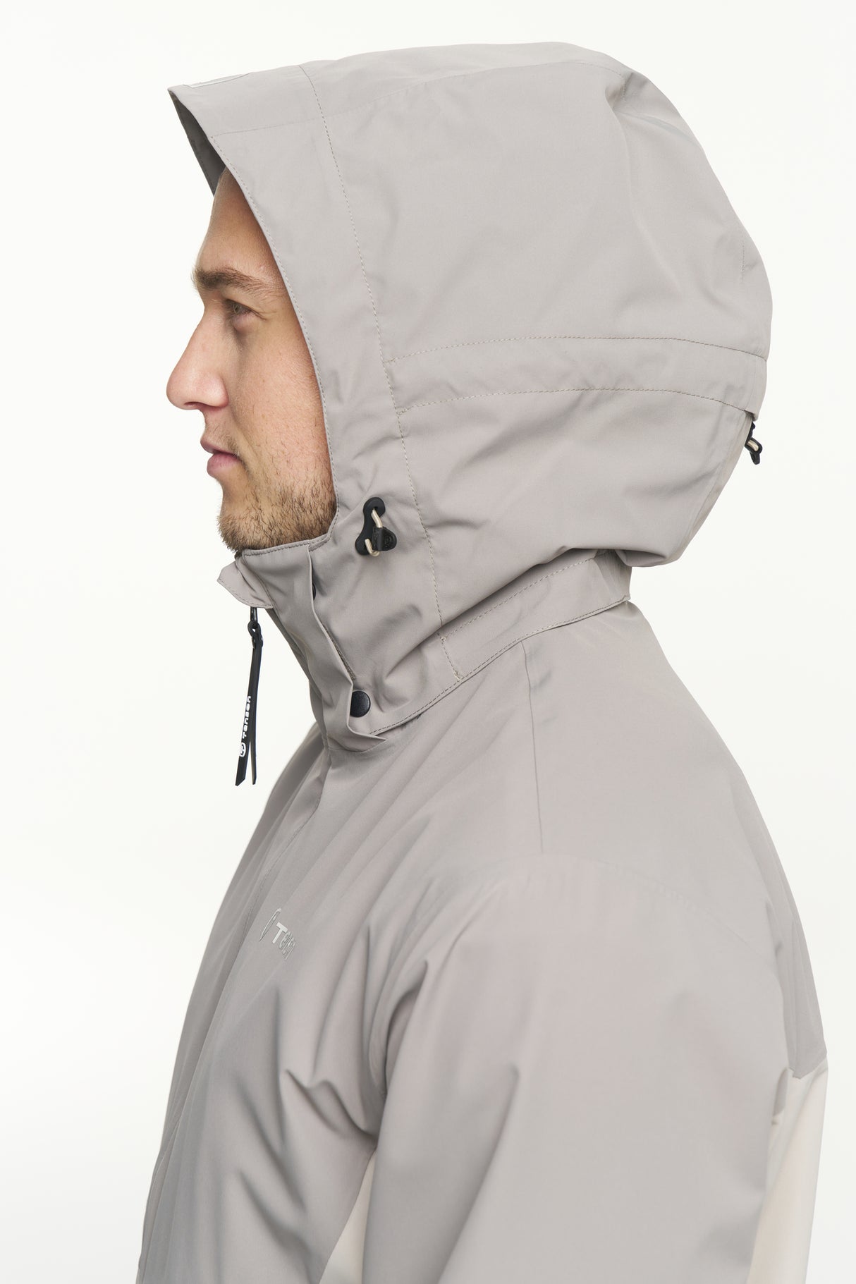 Tenson Winga Yoke Regnjakke Herre - Taupe -