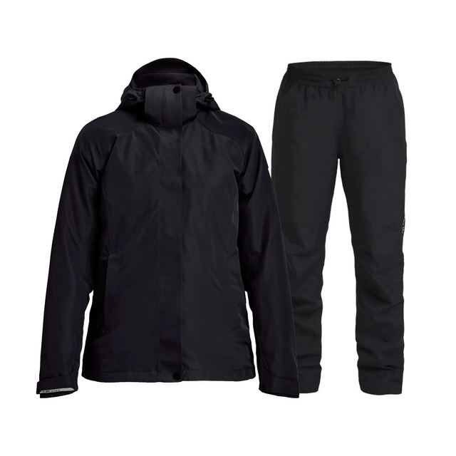 Tenson Westing Regnsæt Dame - Black / Black - XXL