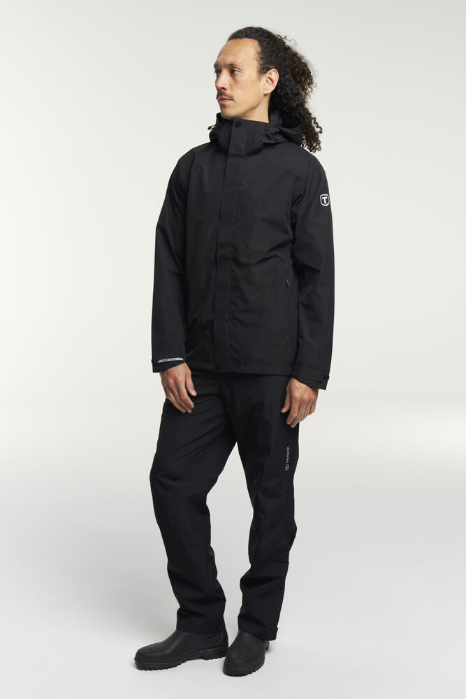 Tenson Westing Regnjakke Herre - Black -