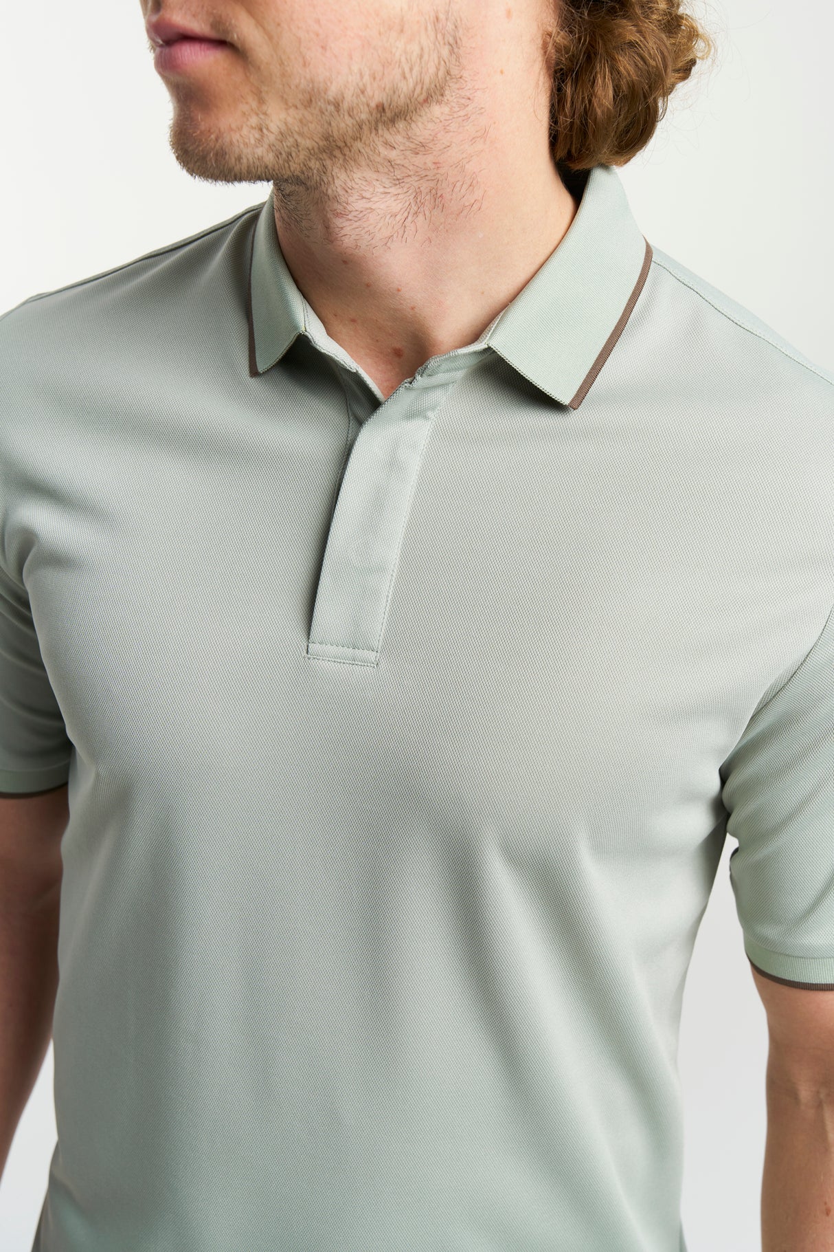 Tenson TXlite Quick Dry Polo Men - Grey Green -