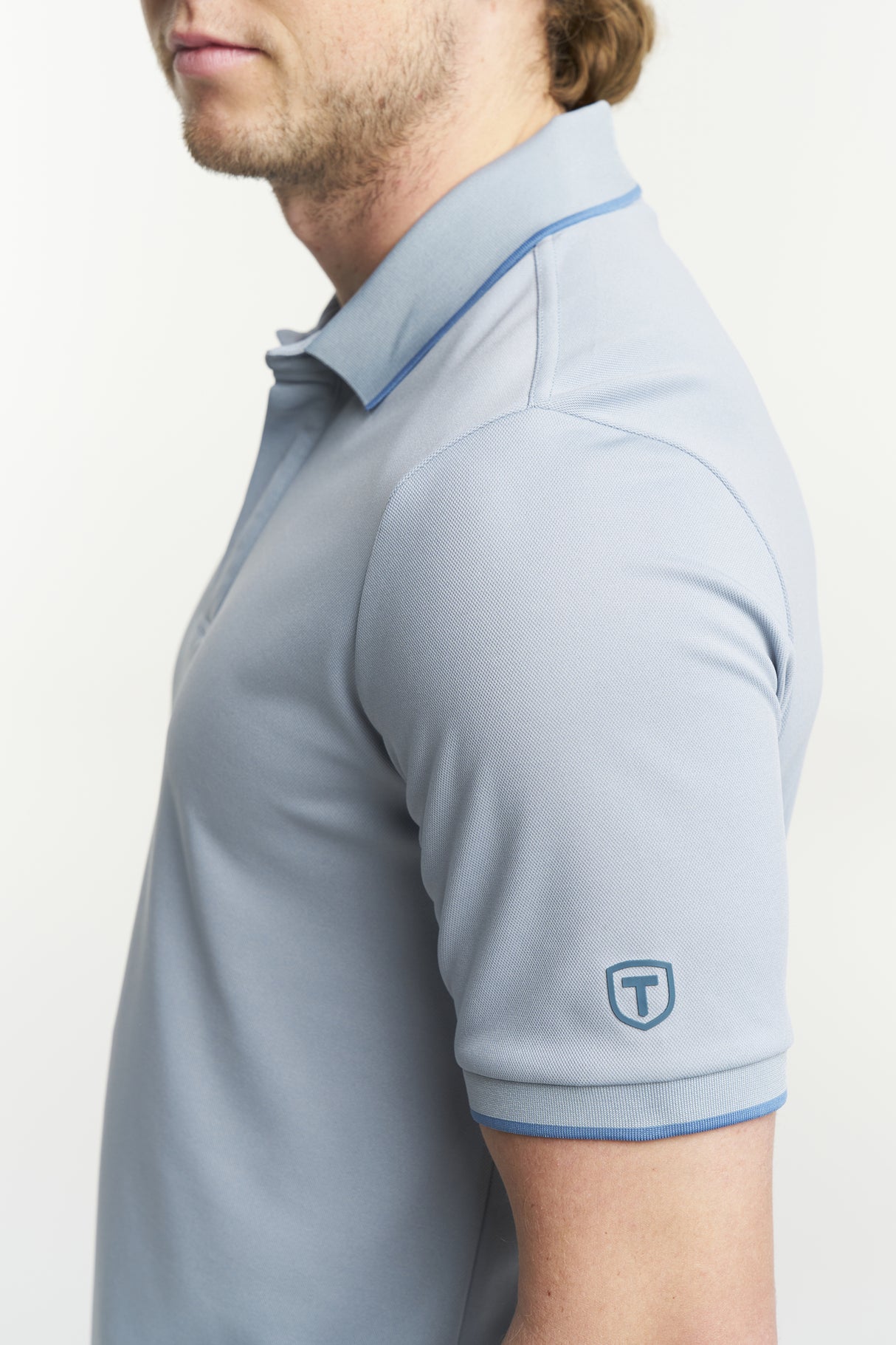 Tenson TXlite Quick Dry Polo Men - Blue Grey -