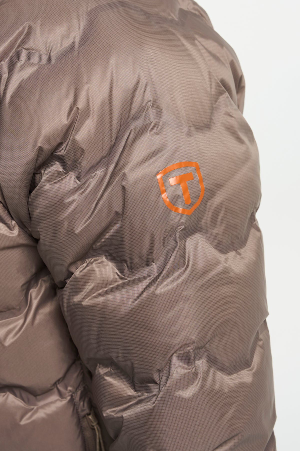 Tenson Miyabi Hood Down Jacket Men - Brown
