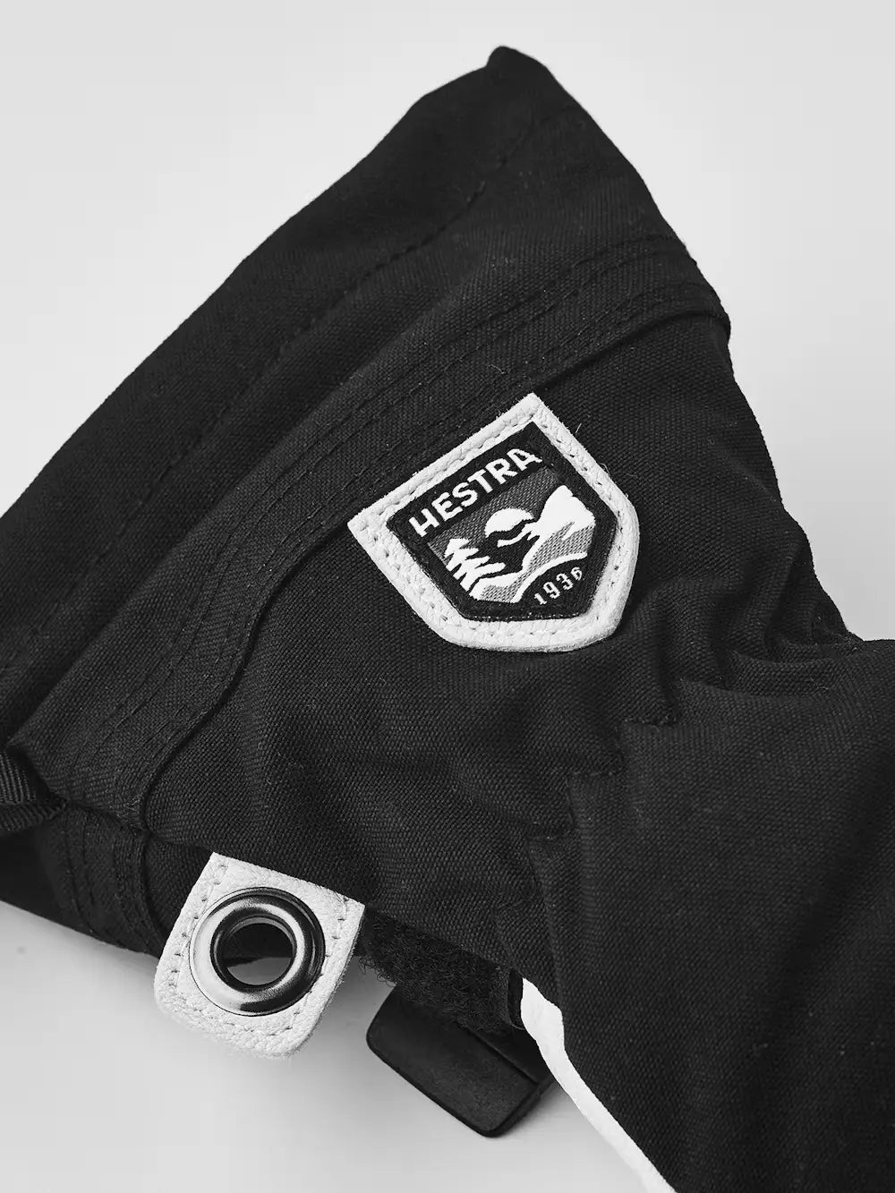 Hestra Army Leather Heli Ski Jr. 3-finger Skihandsker Børn - Black -