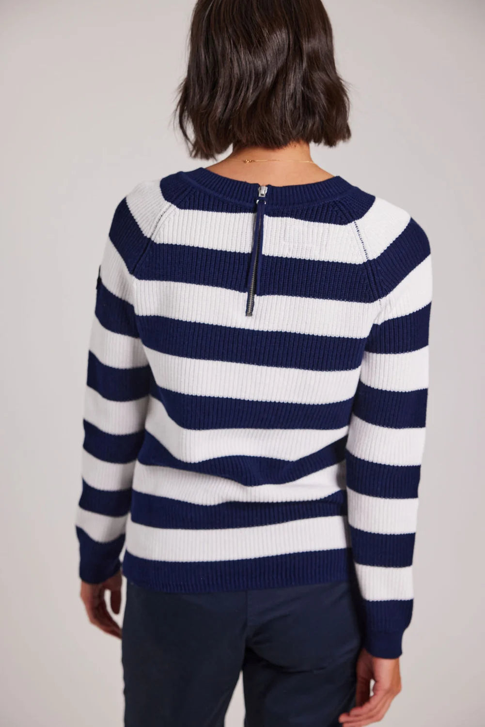 Sebago Knitted Crew Striktrøje Dame -