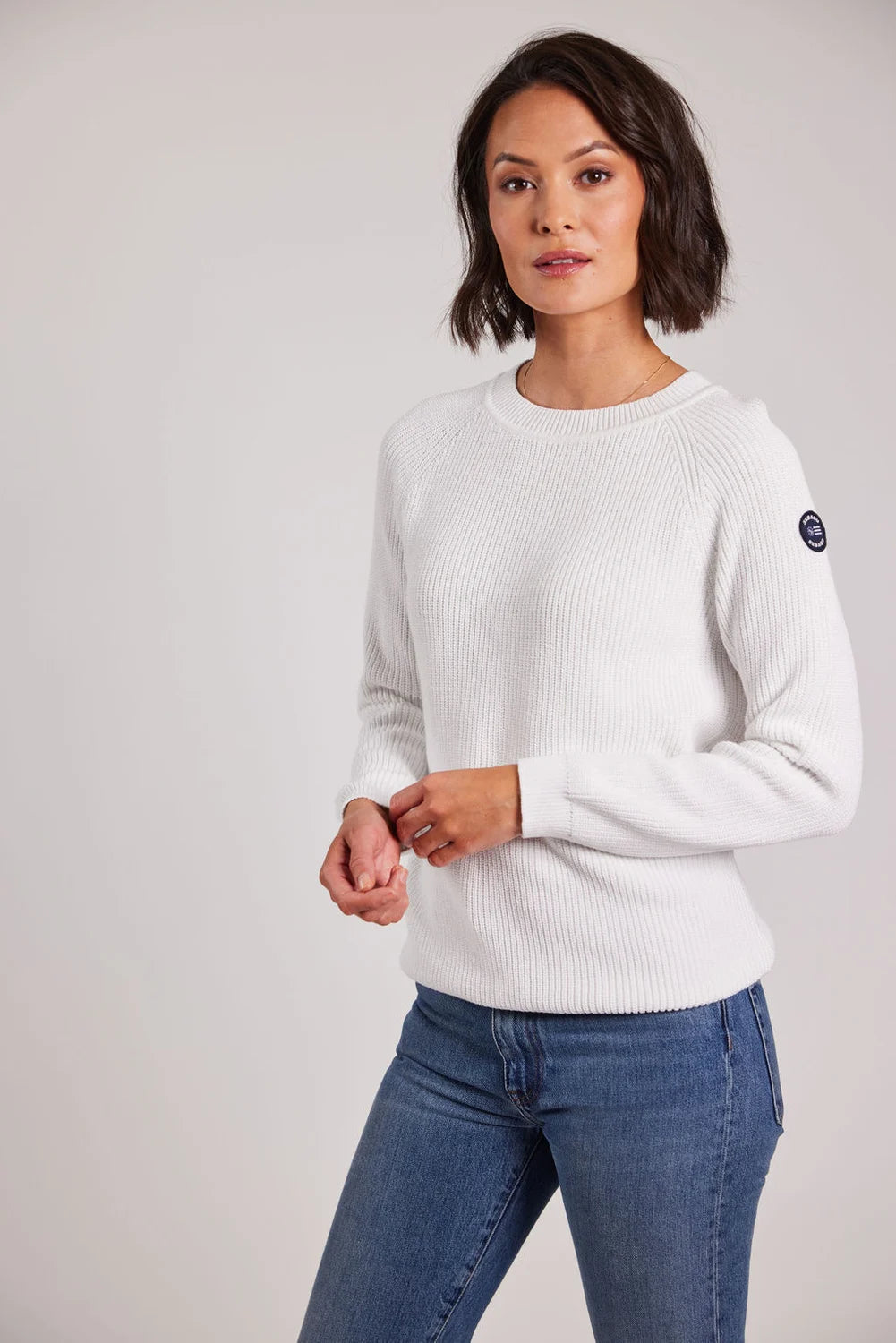 Sebago Knitted Crew Striktrøje Dame -