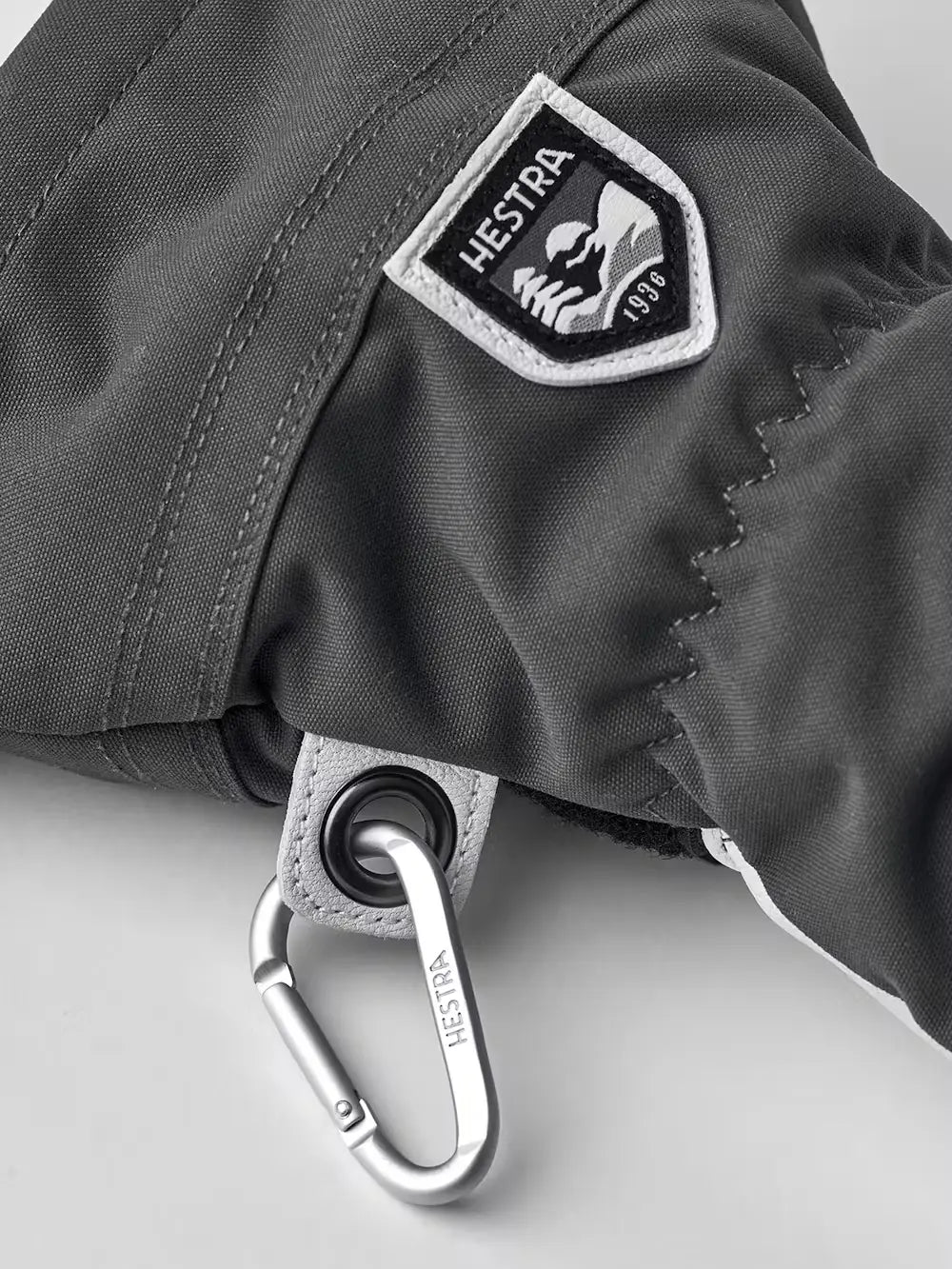 Hestra Army Leather Heli Ski 3-finger Skihandsker Dame / Herre - Grey -