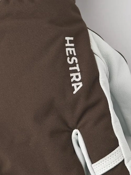 Hestra Army Leather Heli Ski 3-finger Skihandsker Dame / Herre - Espresso -
