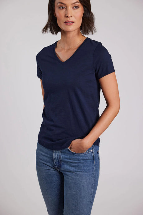 Sebago Classic Tee T-shirt Dame - Navy -