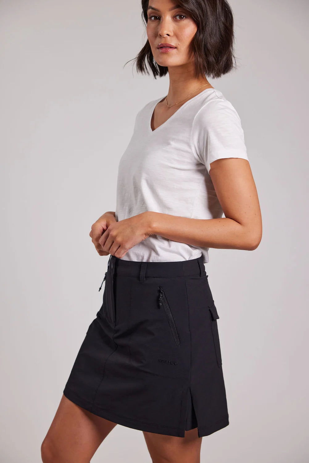 Sebago Classic Tee T-shirt Dame - White -