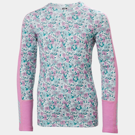 Helly Hansen Juniors' Graphic LIFA® Merino Base Layer Set Skiundertøj Børn - Meta Pink -