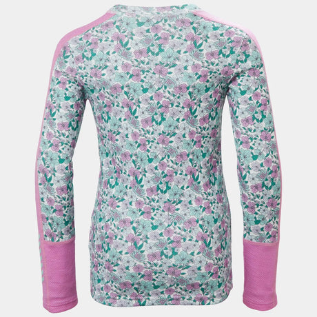 Helly Hansen Juniors' Graphic LIFA® Merino Base Layer Set Skiundertøj Børn - Meta Pink -