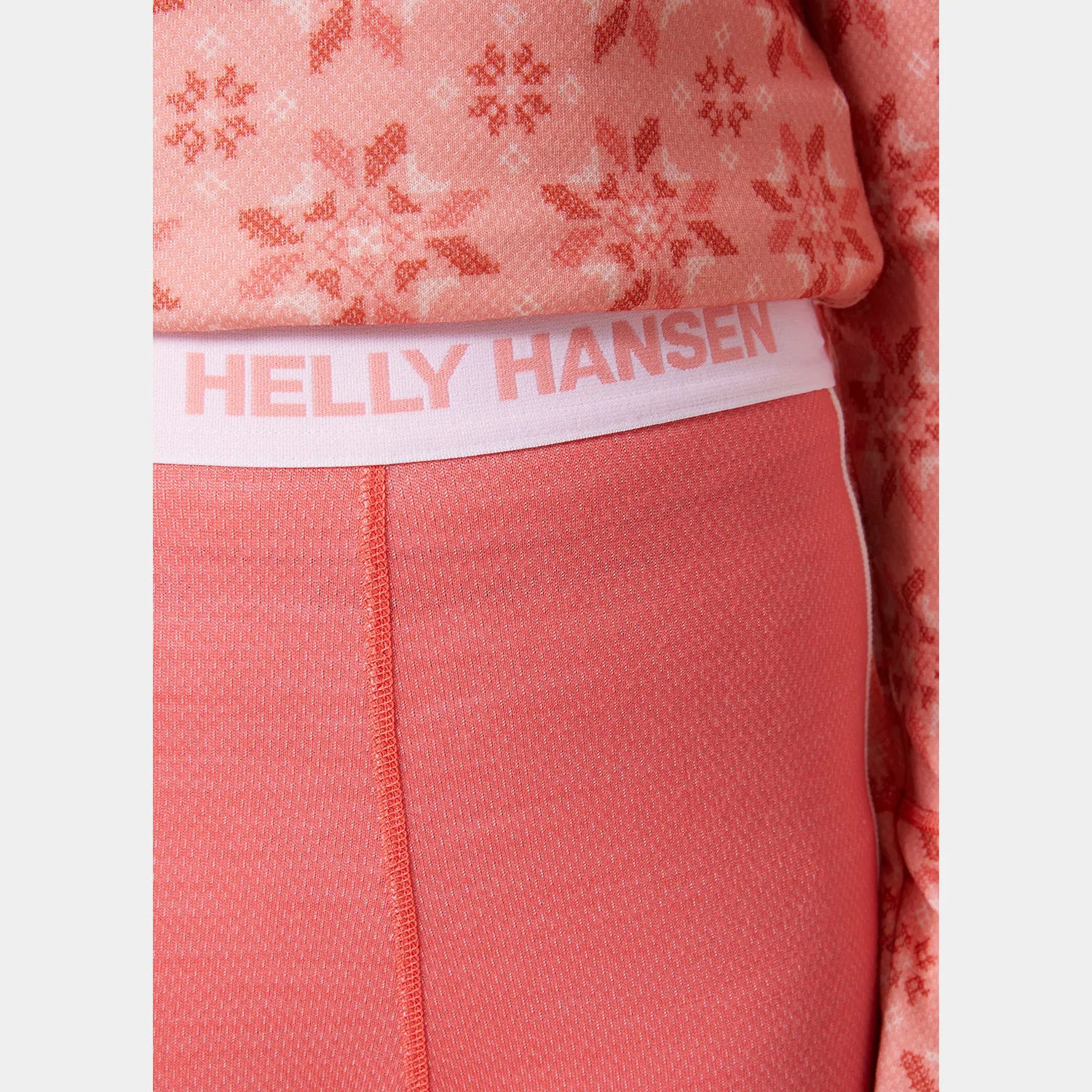 Helly Hansen Juniors' Graphic LIFA® Merino Base Layer Set Skiundertøj Børn - Sunset Pink -