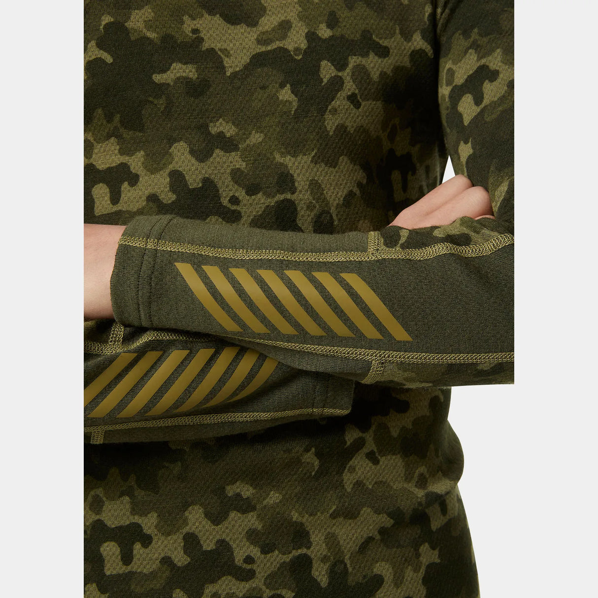 Helly Hansen Juniors' Graphic LIFA® Merino Base Layer Set Skiundertøj Børn - Utility Green -