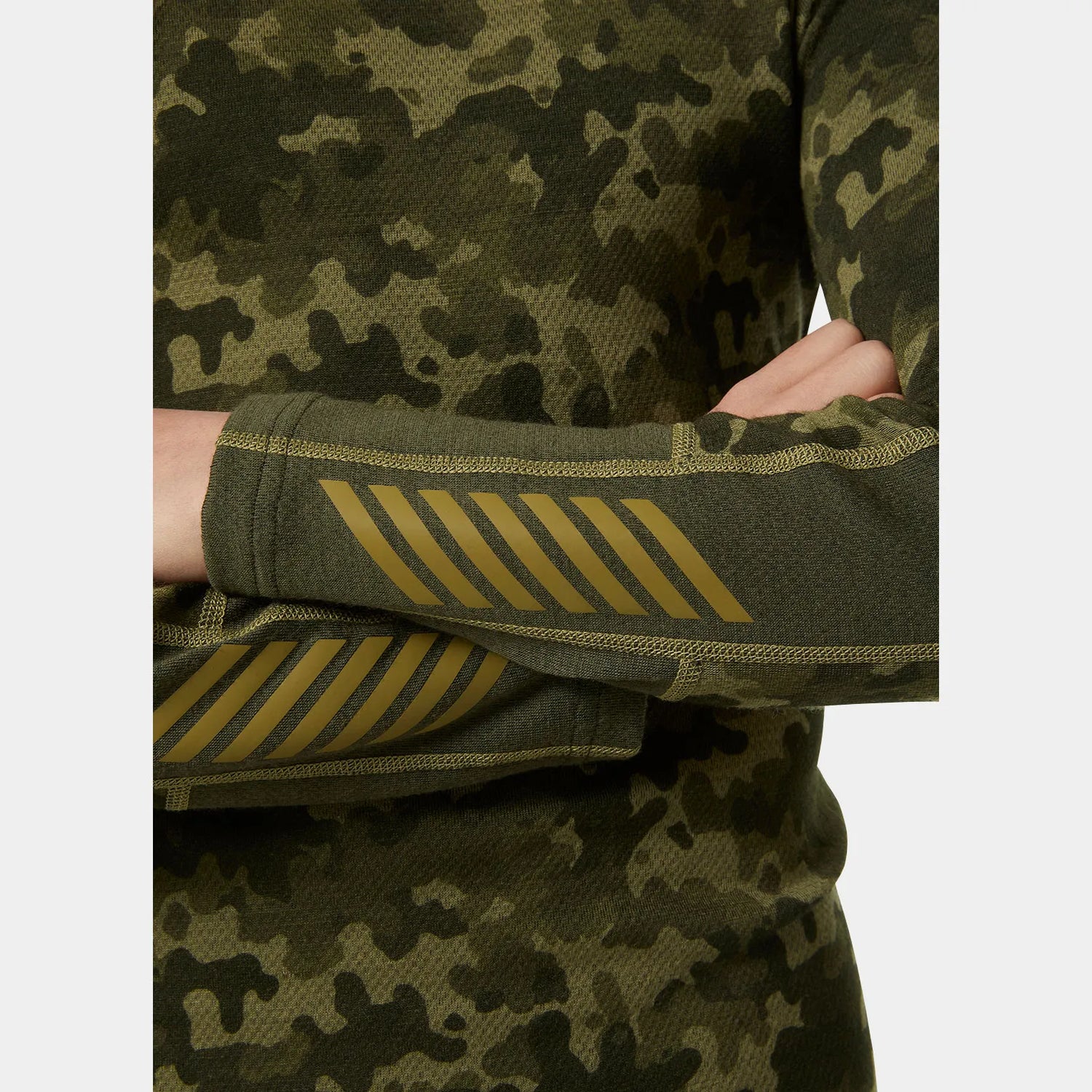 Helly Hansen Juniors' Graphic LIFA® Merino Base Layer Set Skiundertøj Børn - Utility Green -