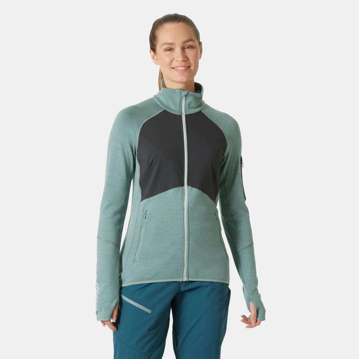 Helly Hansen Women's LIFA® Merino Base Layer Jacket Skiundertrøje Dame - Cactus -