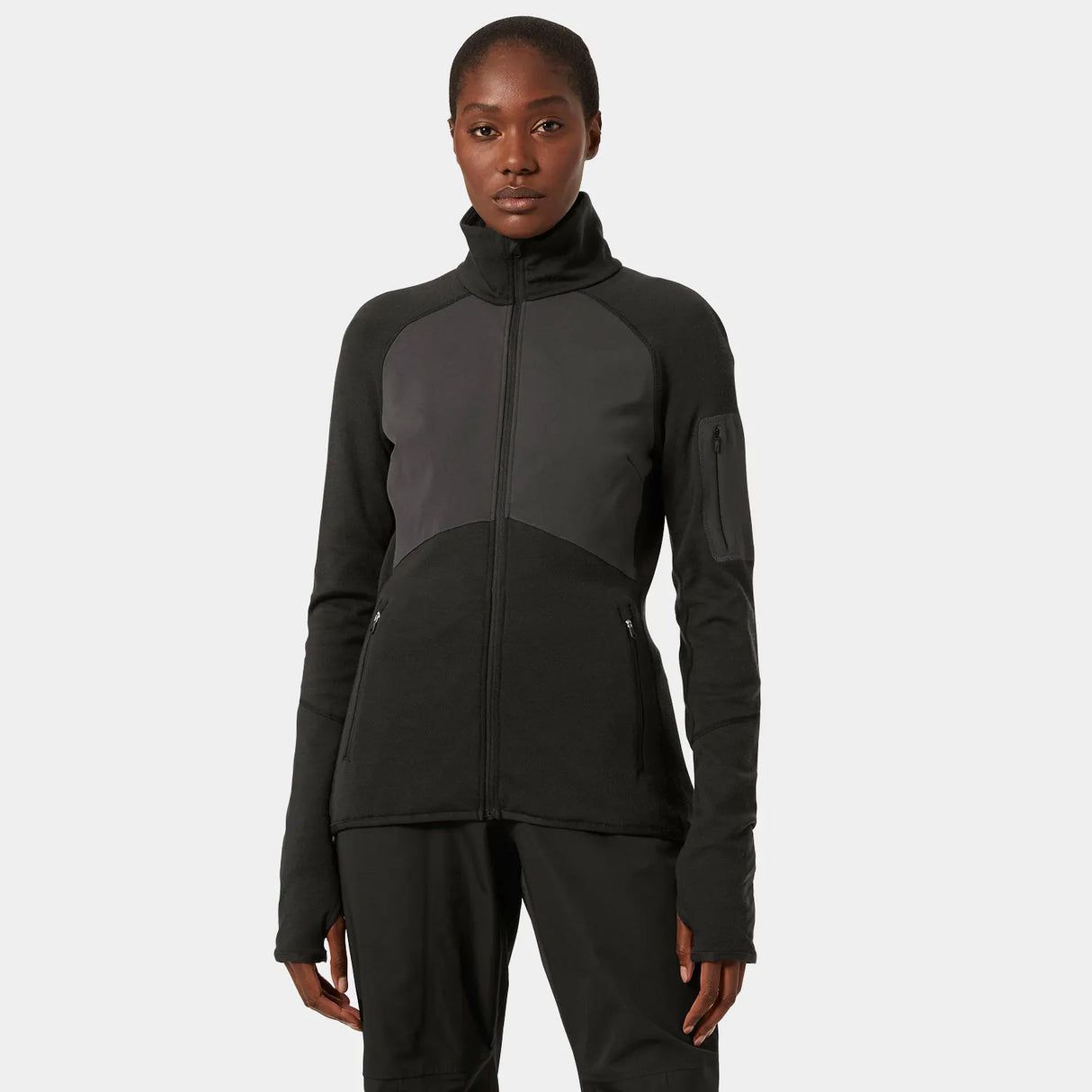 Helly Hansen Women's LIFA® Merino Base Layer Jacket Skiundertrøje Dame - Black -