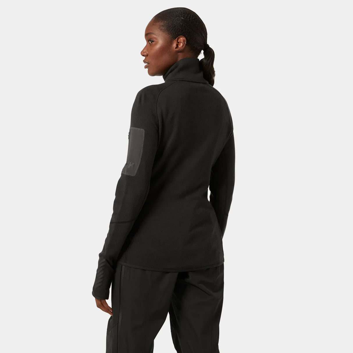 Helly Hansen Women's LIFA® Merino Base Layer Jacket & Pants Skiundertøj Sæt Dame - Black / Light Cyan -