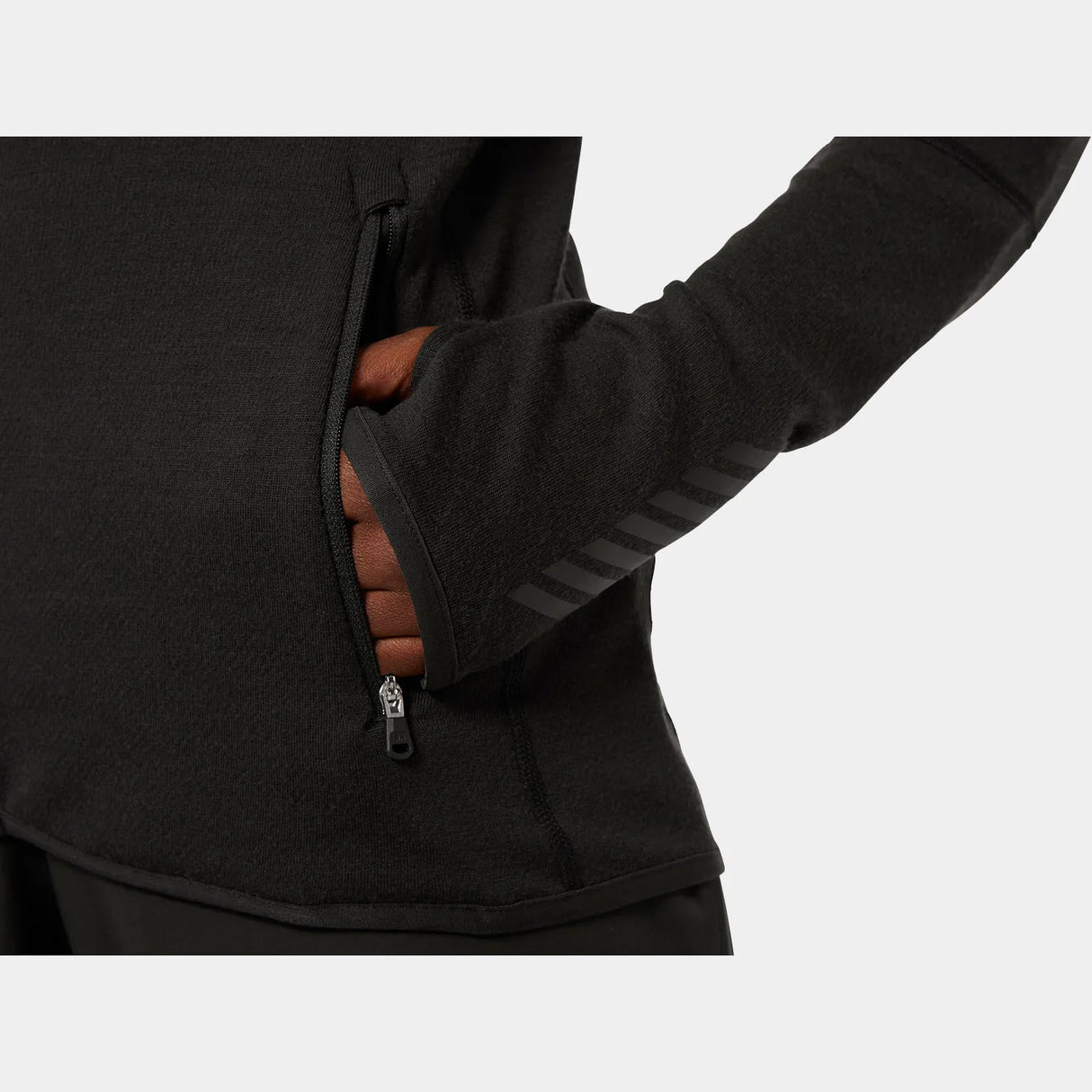 Helly Hansen Women's LIFA® Merino Base Layer Jacket & Pants Skiundertøj Sæt Dame - Black / Light Cyan -