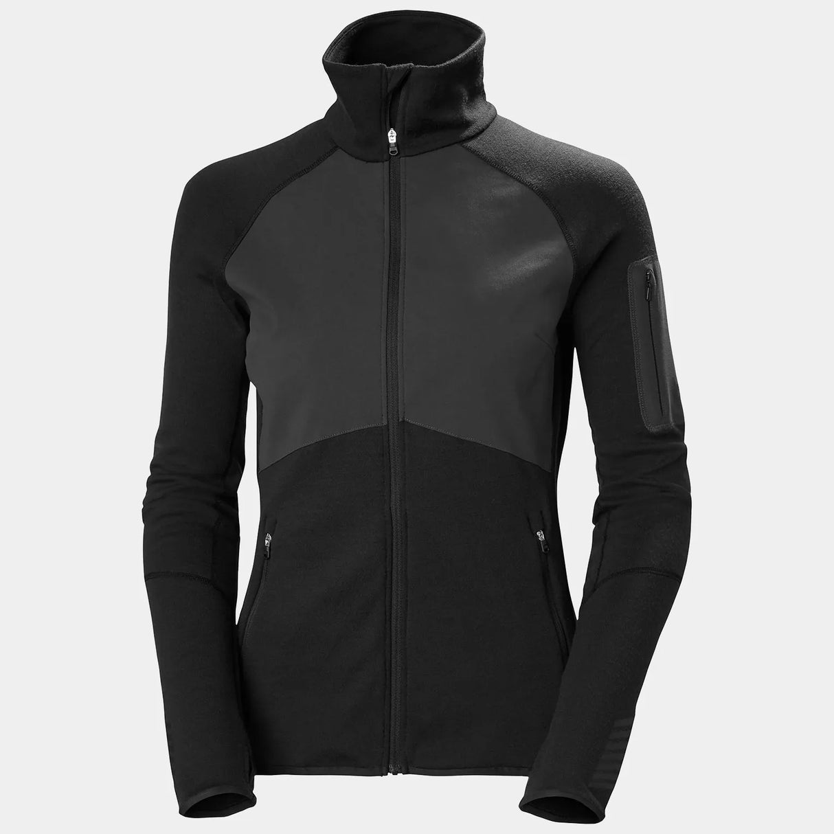 Helly Hansen Women's LIFA® Merino Base Layer Jacket Skiundertrøje Dame - Black - Black
