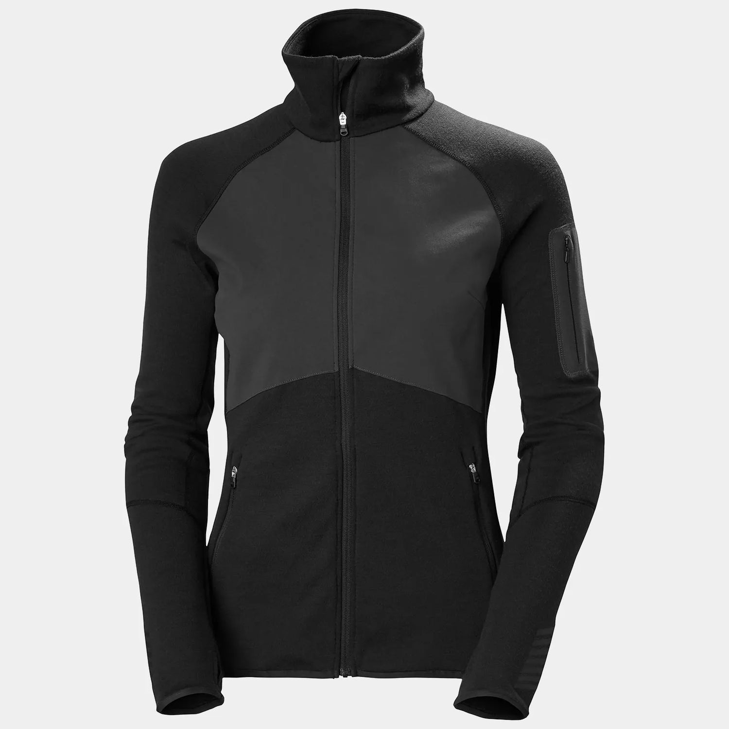 Helly Hansen Women's LIFA® Merino Base Layer Jacket Skiundertrøje Dame - Black - Black