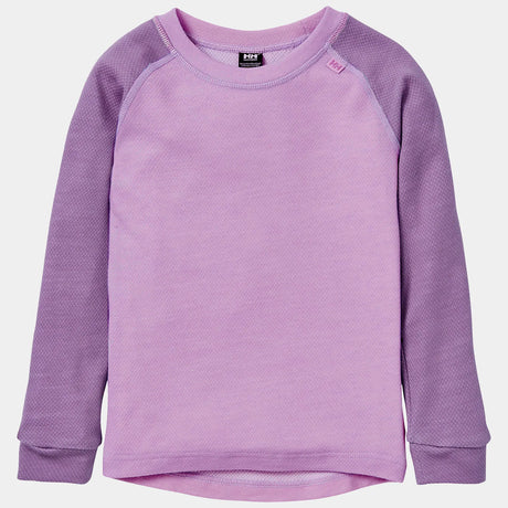 Helly Hansen Kids' HH LIFA® Merino Base Layer Set Skiundertøj Børn - Wisteria Purple -
