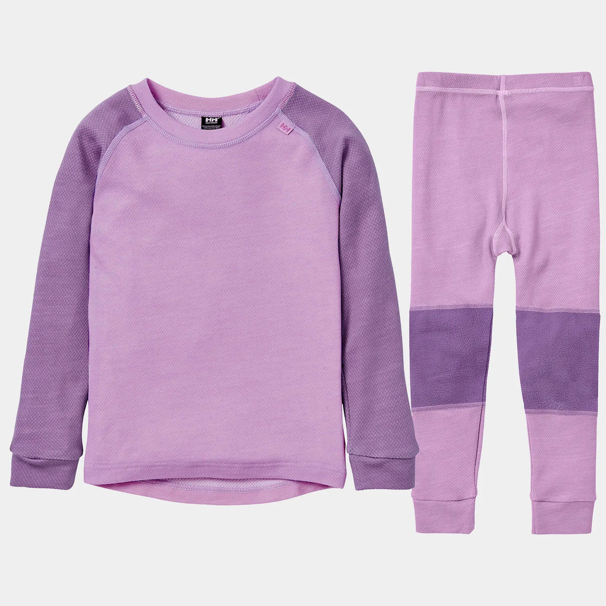 Helly Hansen Kids' HH LIFA® Merino Base Layer Set Skiundertøj Børn - Wisteria Purple - Wisteria Purple