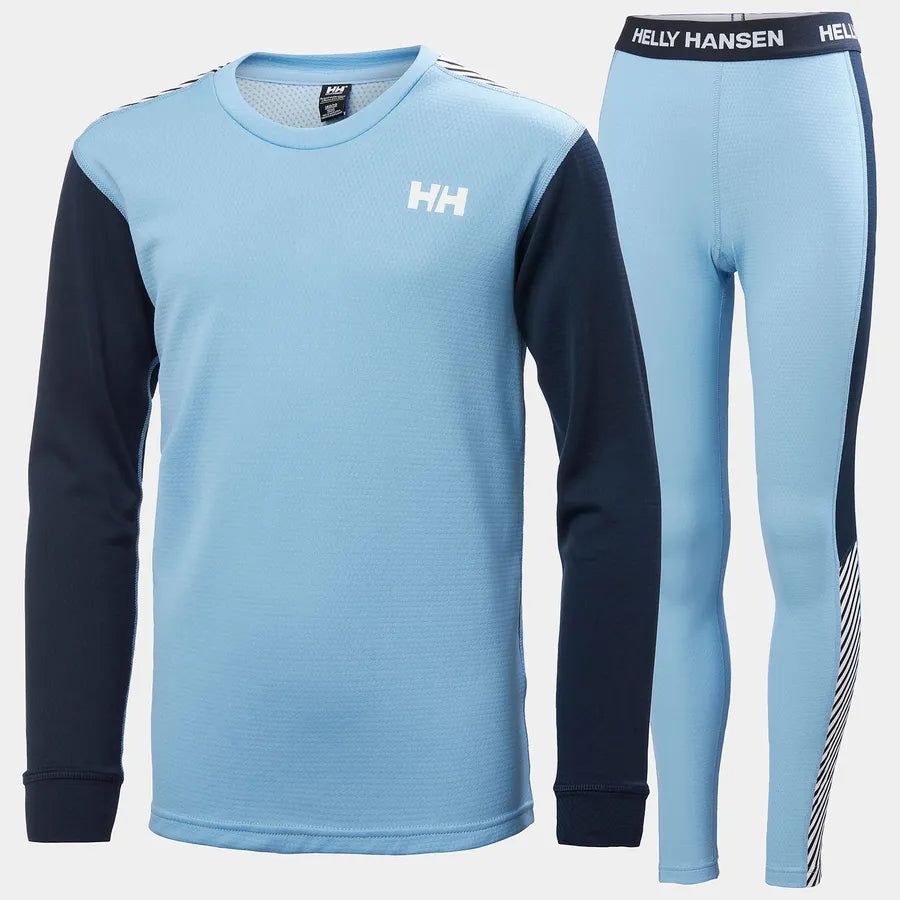 Helly Hansen Juniors' HH LIFA® ACTIVE Base Layer Set Skiundertøj Børn - Bright Blue - Bright Blue